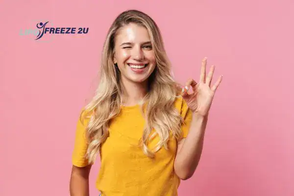 Picture of happy woman after HIFU vaginal tightening Hamilton