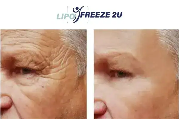 Mens before and after Morpheus 8 Hamilton results.