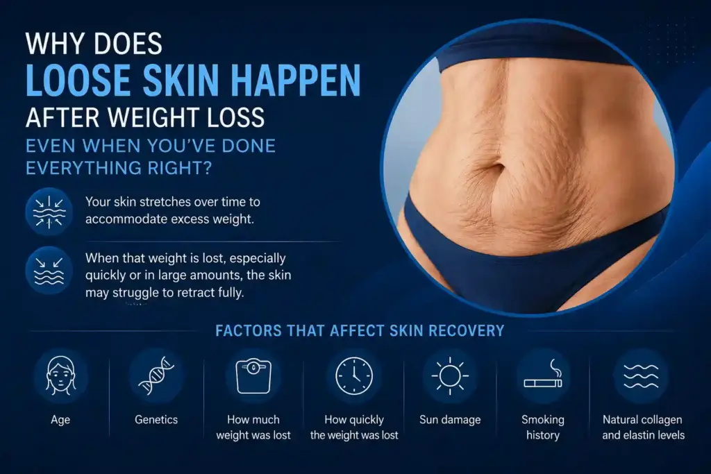 Why Does Loose Skin Happen After Weight Loss Even When You’ve Done Everything Right Hamilton?